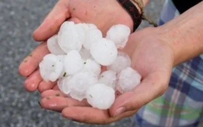 Catastrophes naturelles grêlons